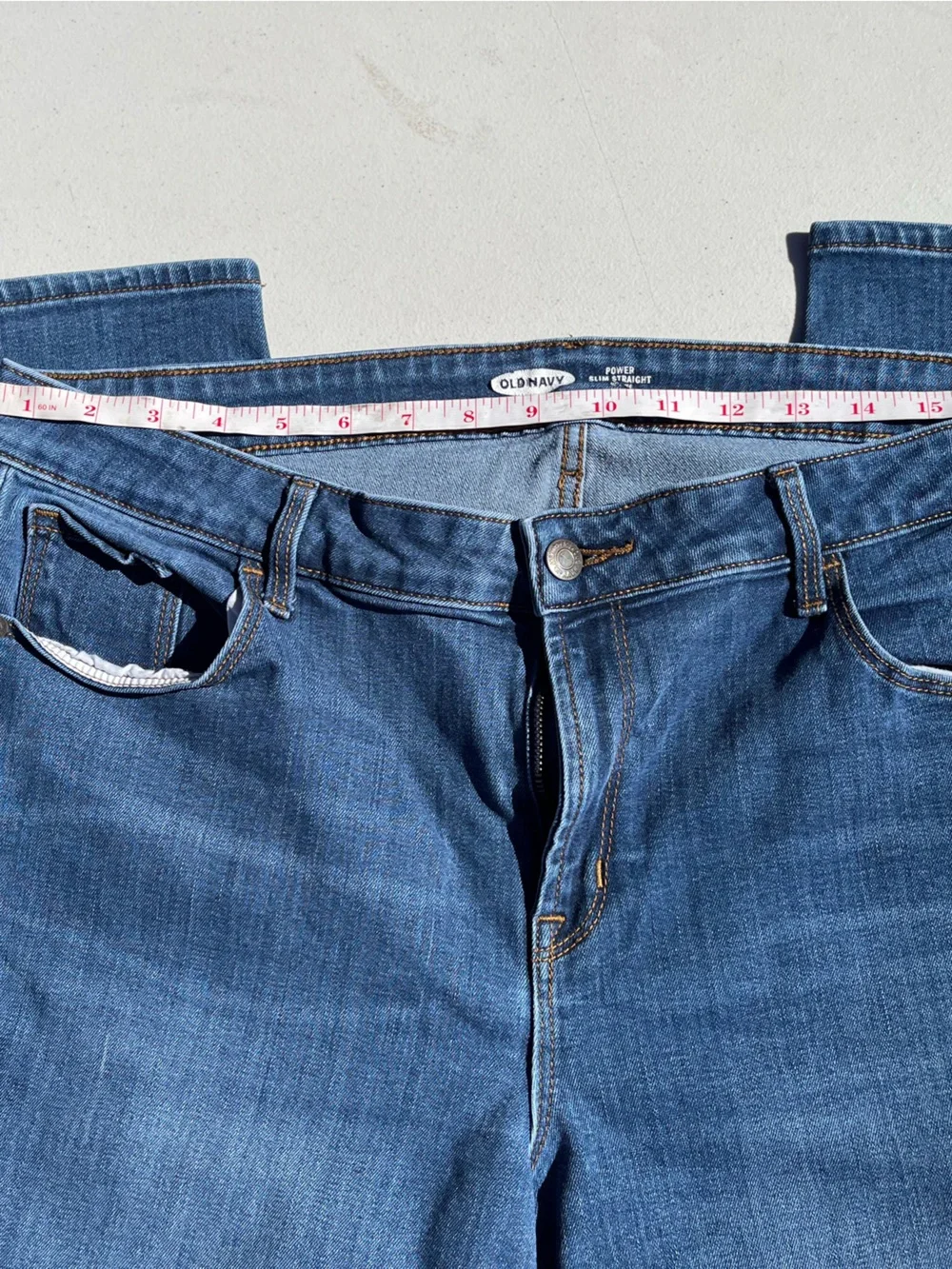 Old Navy Women's Boot Cut Jeans in Dark Blue Denim